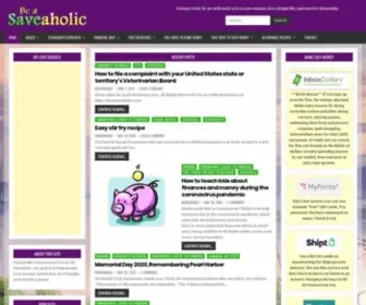 Beasaveaholic.com(Get help) Screenshot