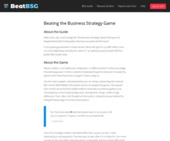 Beatbsg.com(Beat The Business Strategy Game) Screenshot