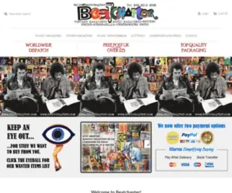 Beatchapter.com(We buy & sell old music magazines vintage books & pop memorabilia) Screenshot