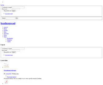 Beathespread.com(beathespread) Screenshot