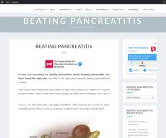 Beatingpancreatitis.com(Beating pancreatitis) Screenshot
