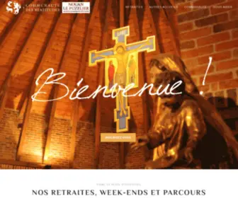 Beatitudes-Nouan.org(Centre spirituel Marthe et Marie de Béthanie) Screenshot