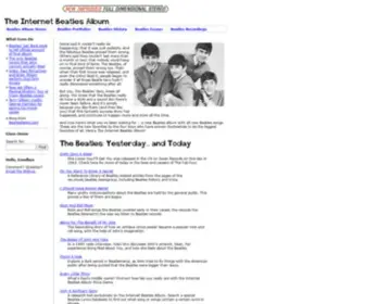 Beatlesagain.com(The Beatles) Screenshot