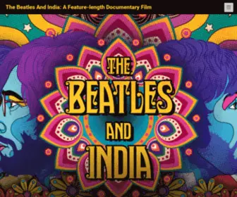 Beatlesandindia.com(The Beatles And India) Screenshot