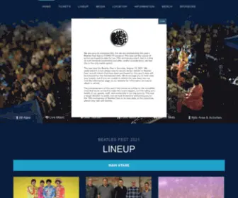 BeatlesmusicFest.com(August 14) Screenshot