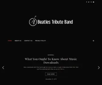 Beatlestributeband.co.uk(A Beatles tribute act) Screenshot