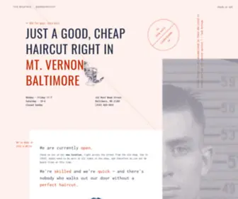 Beatnikbarbershop.com(Beatnik Barbershop) Screenshot