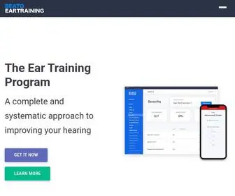 Beatoeartraining.com(Beato Ear Training) Screenshot