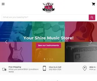 Beatoftheshire.com.au(Your local Music Store in the Sutherland Shire) Screenshot