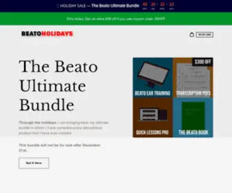 Beatoholidays.com(The Beato Holiday Sale) Screenshot