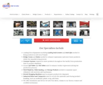 Beatonindustrial.com(Material Handling Equipment Specialists) Screenshot