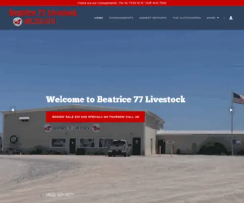 Beatrice77Livestock.com(Beatrice 77 Livestock) Screenshot