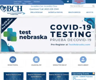 Beatricecommunityhospital.com(Beatrice Community Hospital & Health Center Nebraska) Screenshot