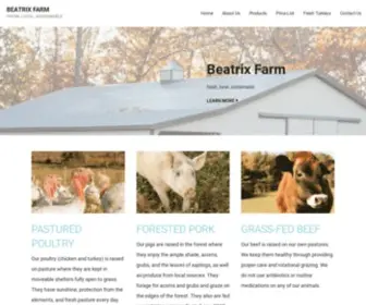 Beatrixfarm.com(Fresh, local, sustainable) Screenshot