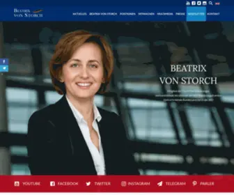 Beatrixvonstorch.de(Beatrix von Storch) Screenshot