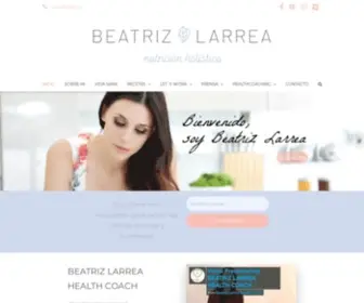 Beatrizlarrea.com(Beatriz Larrea Health Coach) Screenshot