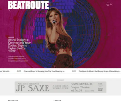 Beatroutemedia.com(BeatRoute) Screenshot