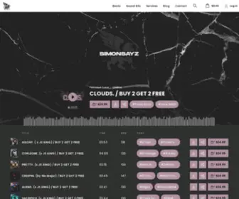 Beatsbysimonsayz.com(Buy Beats at) Screenshot