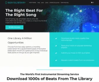 Beatslibrary.com(beatslibrary) Screenshot