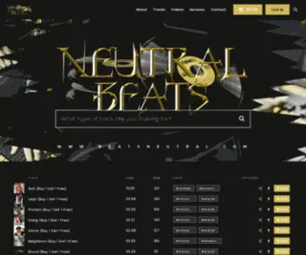 Beatsneutral.com(Neutral Beats) Screenshot