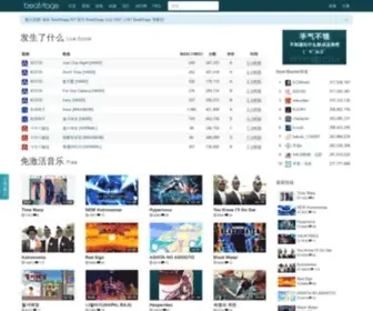 Beatstage.com(第一个开放式网页音乐游戏) Screenshot