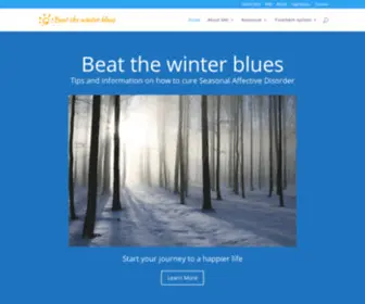 Beatthewinterblues.info(Beat the winter blues) Screenshot