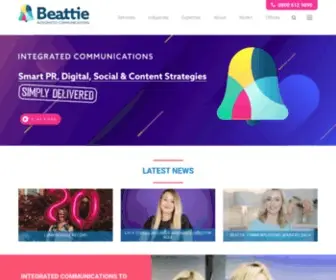 Beattiegroup.com(The Integrated Communications Agency) Screenshot