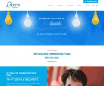 Beattietartan.ca(Beattie Tartan has four offices across Canada; Toronto (HQ)) Screenshot
