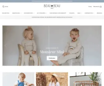 BeauBeau-Shop.de(Multibrand Conceptstore für Baby) Screenshot