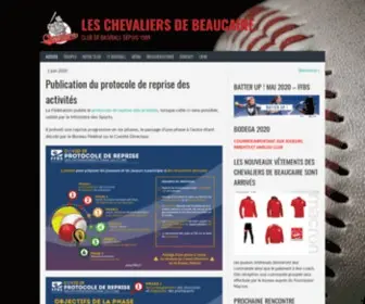 Beaucaire-Baseball.com(Club de Baseball depuis 1988) Screenshot