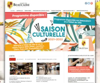 Beaucaire.fr(Le site officiel de la Ville de Beaucaire (Gard) Le site officiel de la Ville de Beaucaire (Gard)) Screenshot