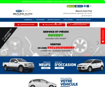 Beauceauto.ca(Beauce Auto Ford) Screenshot