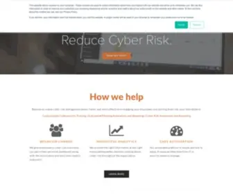 Beauceronsecurity.com(A new way to empower individuals and reduce cyber risk. Our cloud) Screenshot