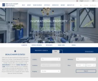 Beauchamp.co.uk(Luxury Property) Screenshot