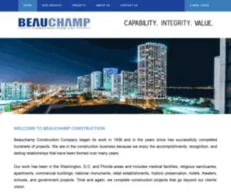 Beauchampco.com(Beauchamp Construction) Screenshot