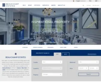 Beauchamp.com(Luxury Property) Screenshot