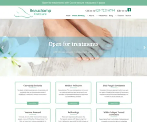 Beauchampfootcare.com(Beauchamp) Screenshot