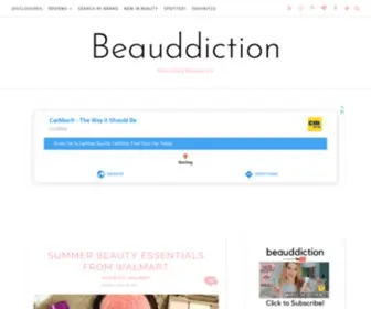 Beauddiction.com(A beauty blog) Screenshot