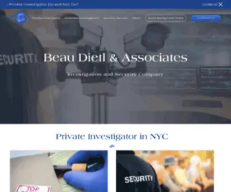 Beaudietl.com(Private Investigator NYC) Screenshot