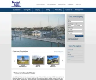 Beaufortrlty.com(Beaufort Realty) Screenshot