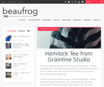 Beaufrog.co.uk(Making great fashion and beautiful homes ) Screenshot