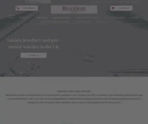 Beaugems.com(Prestigious Watches and Fine Diamond Jewellery) Screenshot