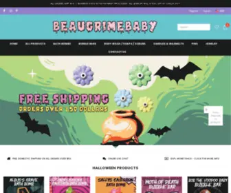 Beaugrimebaby.com(Bath and Beauty Products) Screenshot