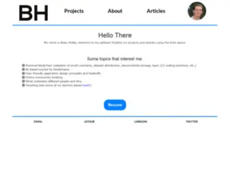 Beauhodes.com(Beau Hodes) Screenshot