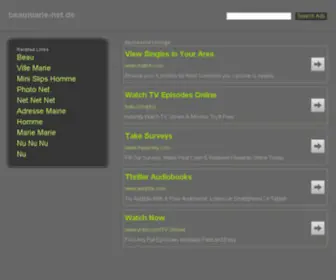 Beaumarie-Net.de(Startseite) Screenshot