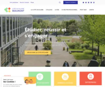 Beaumont-Redon.fr(Cité scolaire Beaumont) Screenshot