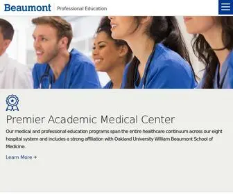 Beaumont.edu(Beaumont Health) Screenshot