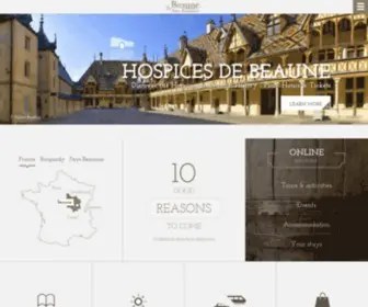 Beaune-Tourism.com(The Official Beaune Travel Guide) Screenshot