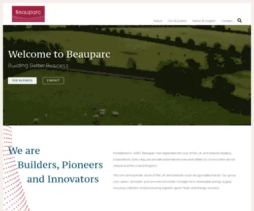 Beauparc.ie(Building Better Business) Screenshot