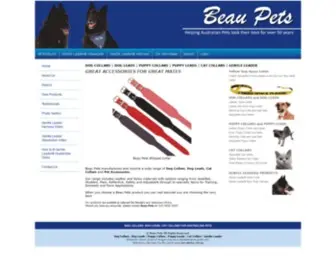 Beaupets.com.au(Dog Collars) Screenshot